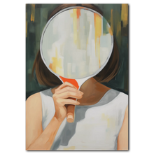 Indlæs billede til gallerivisning Mirror Lady Plakana 21x30 cm (A4) Ingen ramme
