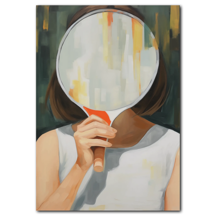 Mirror Lady Plakana 21x30 cm (A4) Ingen ramme