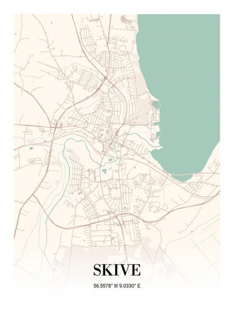 Skive plakat Plakana