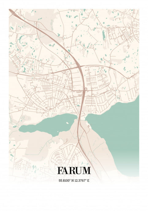Farum byplakat Plakana
