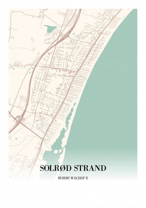 Solrød Strand Plakat Plakana