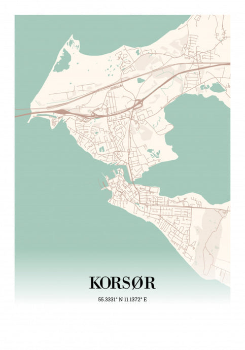 Korsør plakat Plakana
