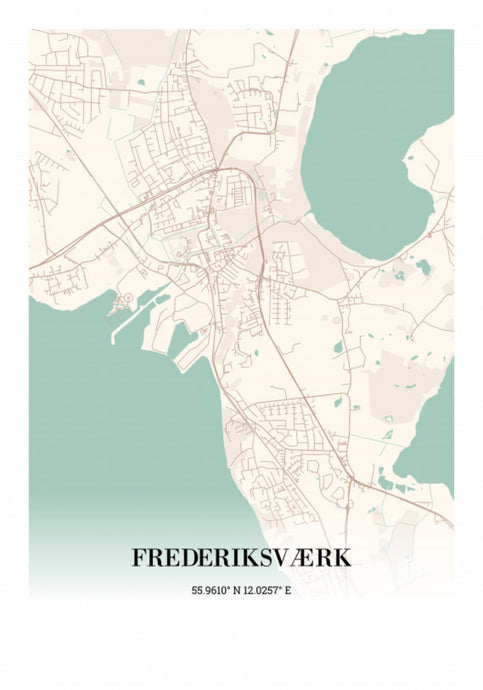 Frederiksværk plakat Plakana