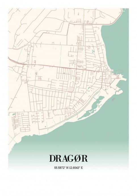 Dragør byplakat Plakana