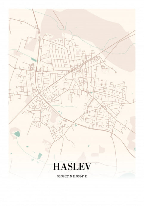 Haslev plakat Plakana