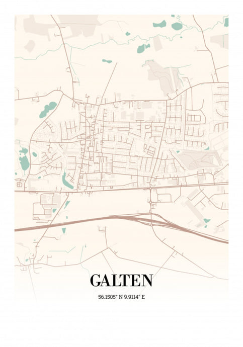 Galten plakat Plakana