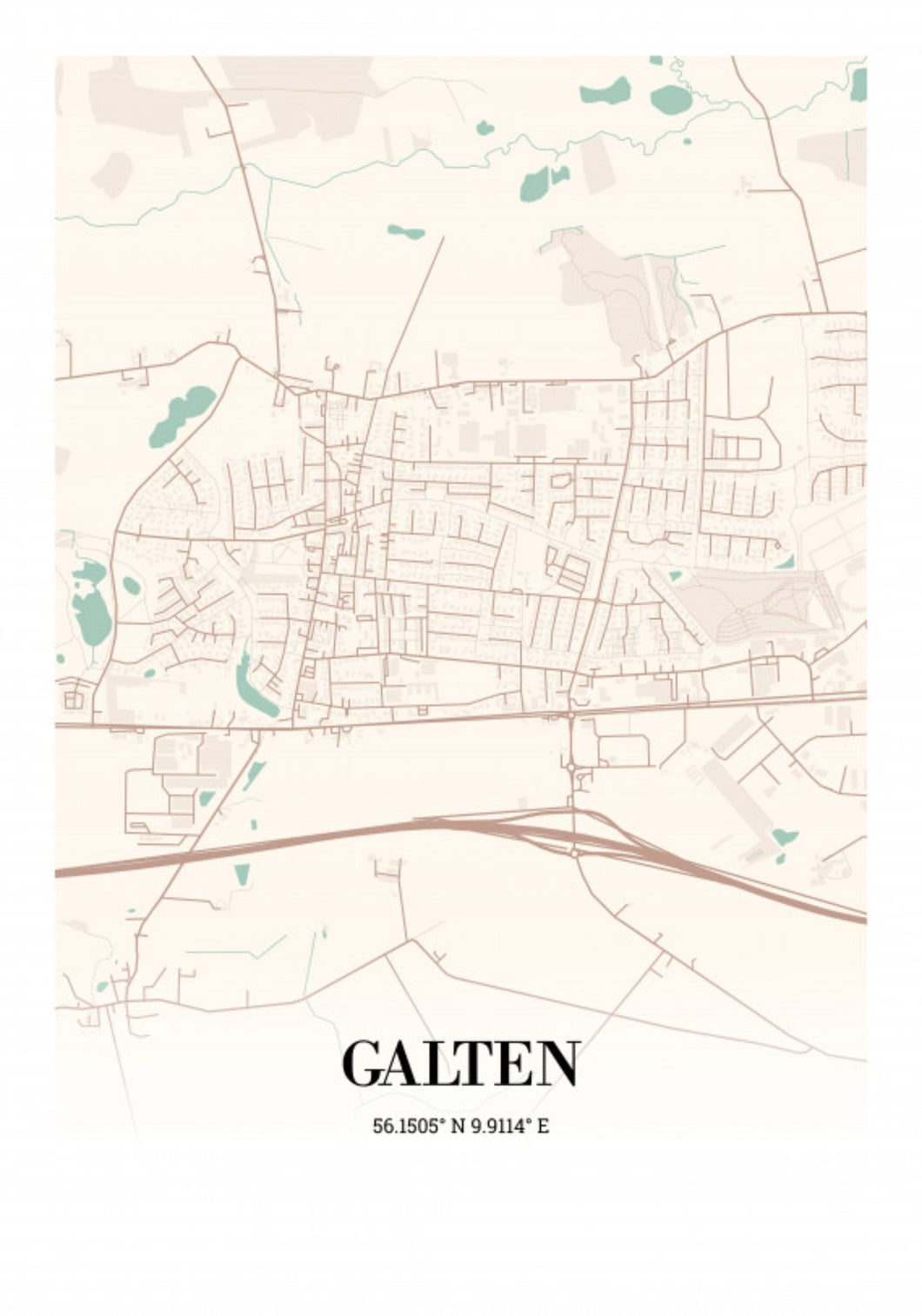 Galten plakat Plakana
