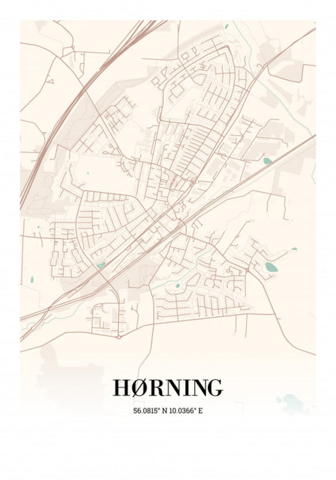 Hørning plakat Plakana