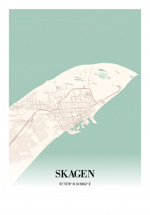 Skagen plakat Plakana
