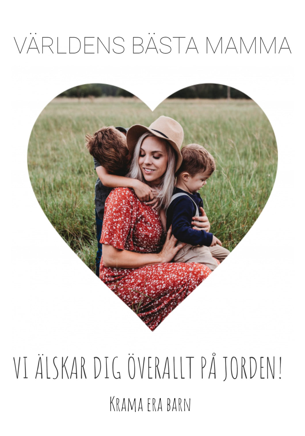 Världens bästa mamma med bild Plakana SE