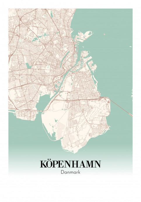 Köpenhamn - Danmark Plakana SE