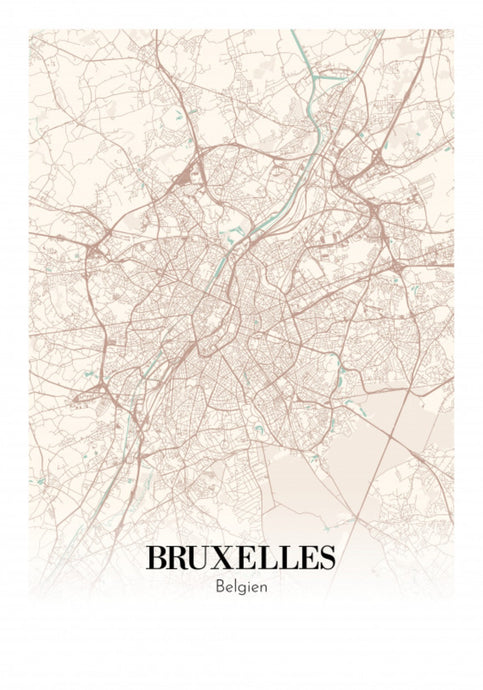 Bruxelles - Belgien Plakana