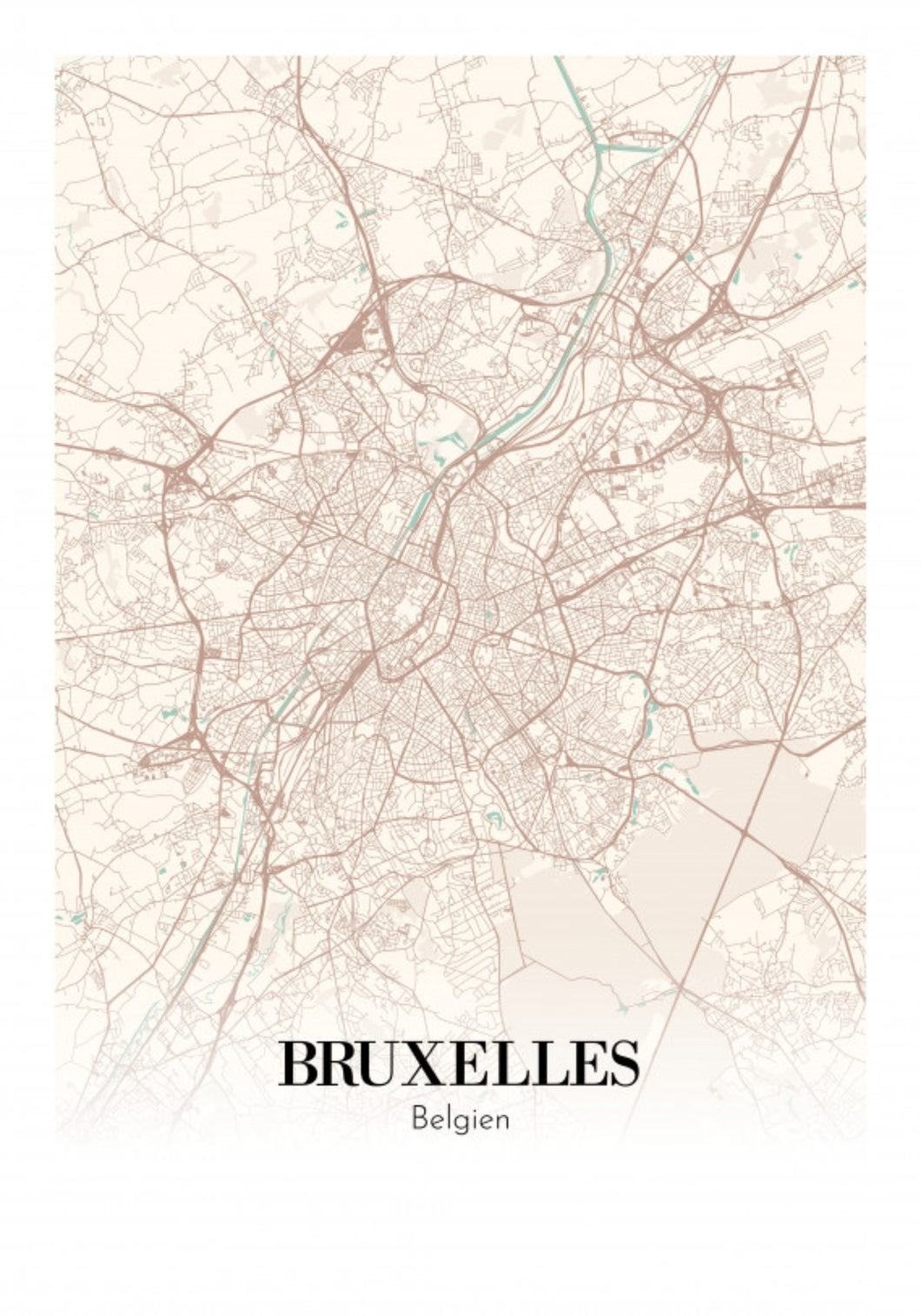 Bruxelles - Belgien Plakana