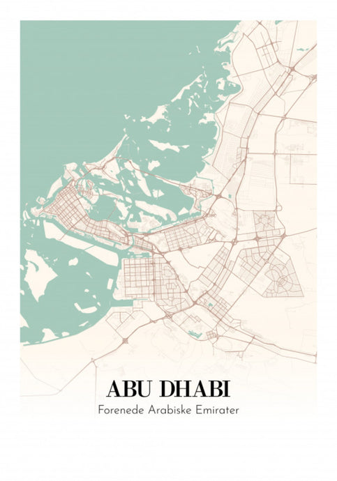 Abu Dhabi - Forenede Arabiske Emirater Plakana