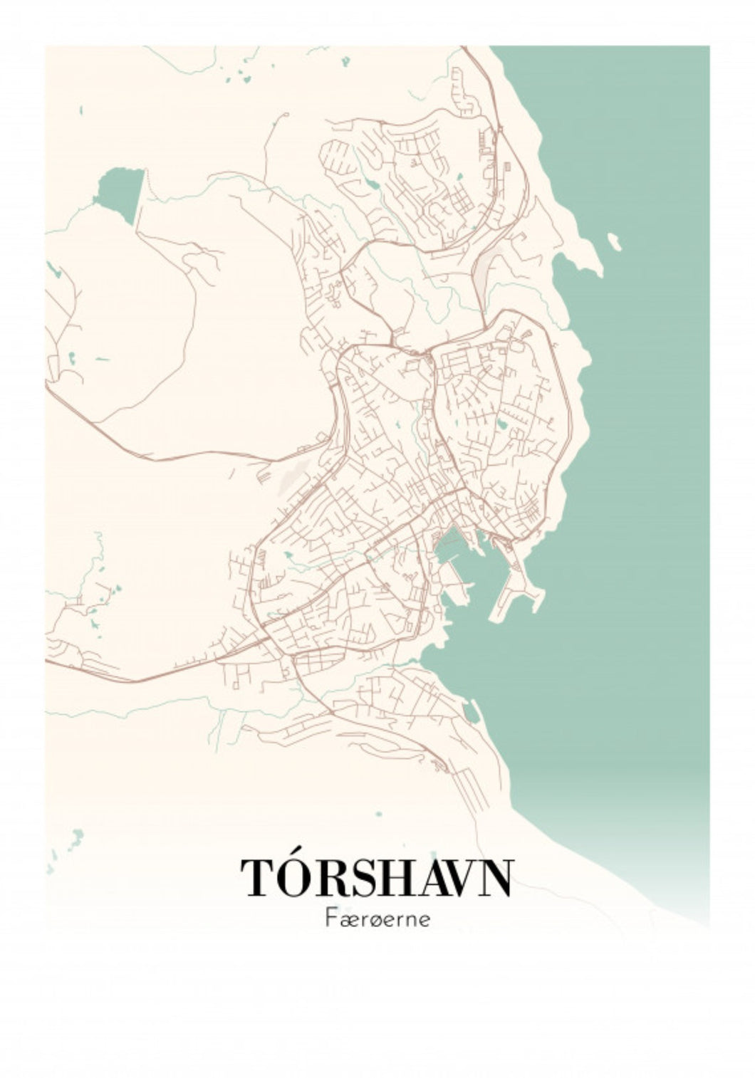 Tórshavn - Færøerne Plakana