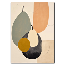 Indlæs billede til gallerivisning Abstract Fruits Plakat Plakana 21x30 cm (A4) Ingen ramme
