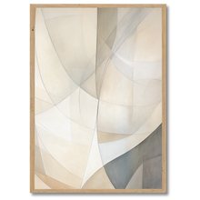 Indlæs billede til gallerivisning Abstractions Of Lightness No. 8 Plakat Plakana 21x30 cm (A4) Egetræ
