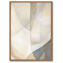 Indlæs billede til gallerivisning Abstractions Of Lightness No. 8 Plakat Plakana 21x30 cm (A4) Mørk egetræ
