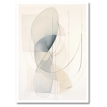 Indlæs billede til gallerivisning Abstractions Of Lightness No. 2 Plakat Plakana 21x30 cm (A4) Hvid Egetræ
