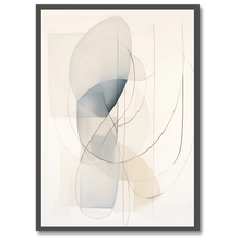 Indlæs billede til gallerivisning Abstractions Of Lightness No. 2 Plakat Plakana 21x30 cm (A4) Sort egetræ
