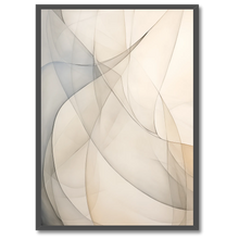 Indlæs billede til gallerivisning Abstractions Of Lightness No. 3 Plakat Plakana 21x30 cm (A4) Sort egetræ
