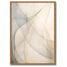 Indlæs billede til gallerivisning Abstractions Of Lightness No. 3 Plakat Plakana 21x30 cm (A4) Mørk egetræ
