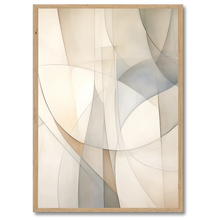 Indlæs billede til gallerivisning Abstractions Of Lightness No. 4 Plakat Plakana 21x30 cm (A4) Egetræ
