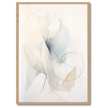 Indlæs billede til gallerivisning Abstractions Of Lightness No. 5 Plakat Plakana 21x30 cm (A4) Egetræ
