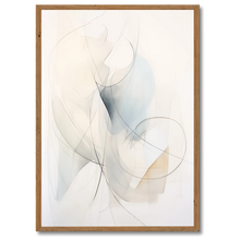 Indlæs billede til gallerivisning Abstractions Of Lightness No. 5 Plakat Plakana 21x30 cm (A4) Mørk egetræ
