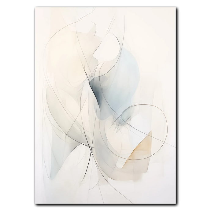 Abstractions Of Lightness No. 5 Plakat Plakana 21x30 cm (A4) Ingen ramme