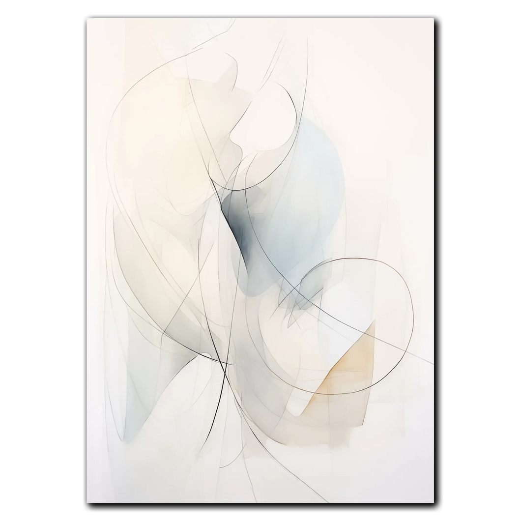 Abstractions Of Lightness No. 5 Plakat Plakana 21x30 cm (A4) Ingen ramme