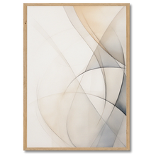 Indlæs billede til gallerivisning Abstractions Of Lightness No. 6 Plakat Plakana 21x30 cm (A4) Egetræ

