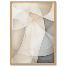 Indlæs billede til gallerivisning Abstractions Of Lightness No. 7 Plakat Plakana 21x30 cm (A4) Egetræ
