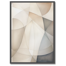 Indlæs billede til gallerivisning Abstractions Of Lightness No. 7 Plakat Plakana 21x30 cm (A4) Sort egetræ

