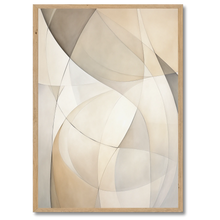 Indlæs billede til gallerivisning Abstractions Of Lightness No. 9 Plakat Plakana 21x30 cm (A4) Egetræ
