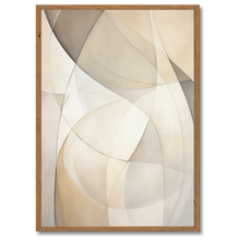 Indlæs billede til gallerivisning Abstractions Of Lightness No. 9 Plakat Plakana 21x30 cm (A4) Mørk egetræ
