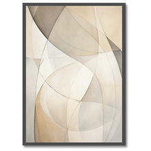 Indlæs billede til gallerivisning Abstractions Of Lightness No. 9 Plakat Plakana 21x30 cm (A4) Sort egetræ
