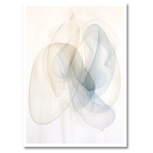 Indlæs billede til gallerivisning Abstractions Of Lightness No. 1 Plakat Plakana 21x30 cm (A4) Hvid Egetræ
