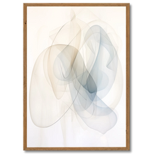 Indlæs billede til gallerivisning Abstractions Of Lightness No. 1 Plakat Plakana 21x30 cm (A4) Mørk egetræ
