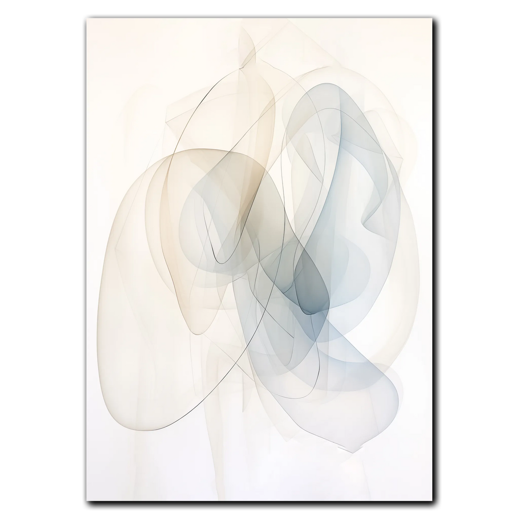 Abstractions Of Lightness No. 1 Plakat Plakana 21x30 cm (A4) Ingen ramme