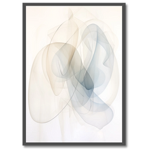 Indlæs billede til gallerivisning Abstractions Of Lightness No. 1 Plakat Plakana 21x30 cm (A4) Sort egetræ
