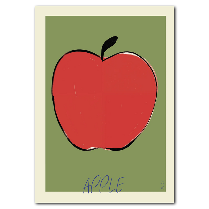Apple No. 1 Plakat Plakana 21x30 cm (A4) Ingen ramme