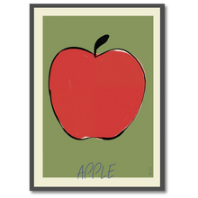 Indlæs billede til gallerivisning Apple No. 1 Plakat Plakana 21x30 cm (A4) Sort egetræ
