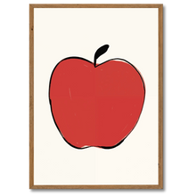 Indlæs billede til gallerivisning Apple No. 2 Plakana 21x30 cm (A4) Mørk egetræ
