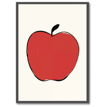 Indlæs billede til gallerivisning Apple No. 2 Plakana 21x30 cm (A4) Sort egetræ
