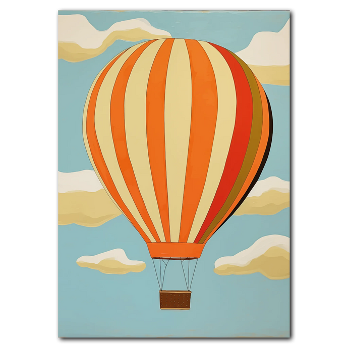 Ballonfart Plakat Plakana 21x30 cm (A4) Ingen ramme