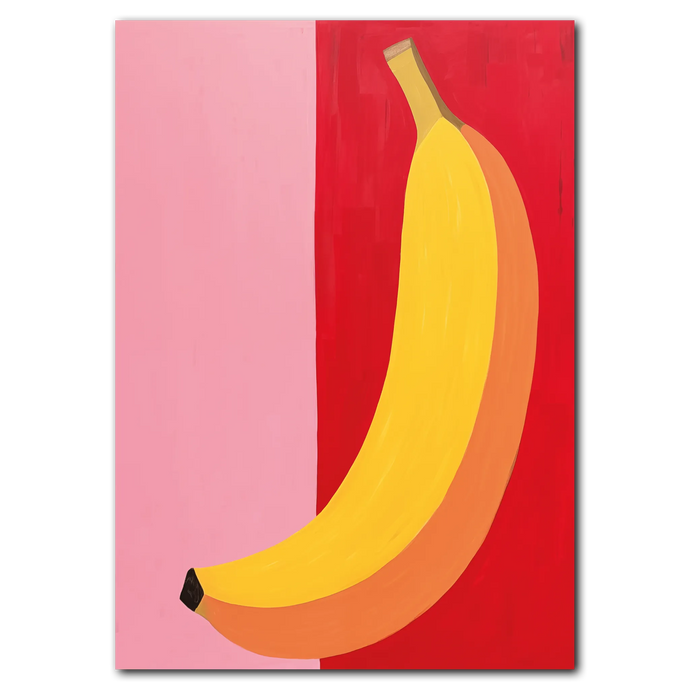Banana In Focus Plakat Plakana 21x30 cm (A4) Ingen ramme