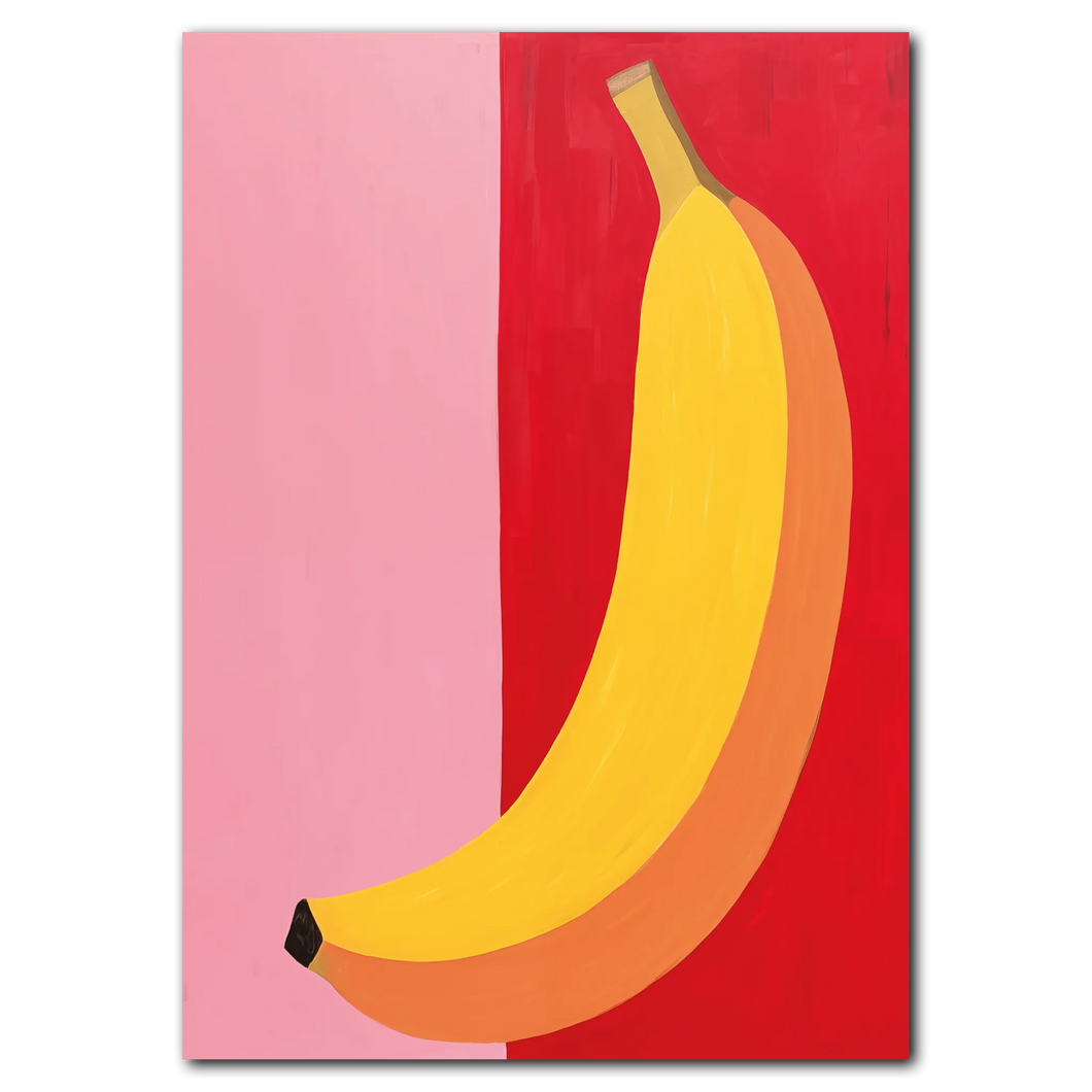 Banana In Focus Plakat Plakana 21x30 cm (A4) Ingen ramme
