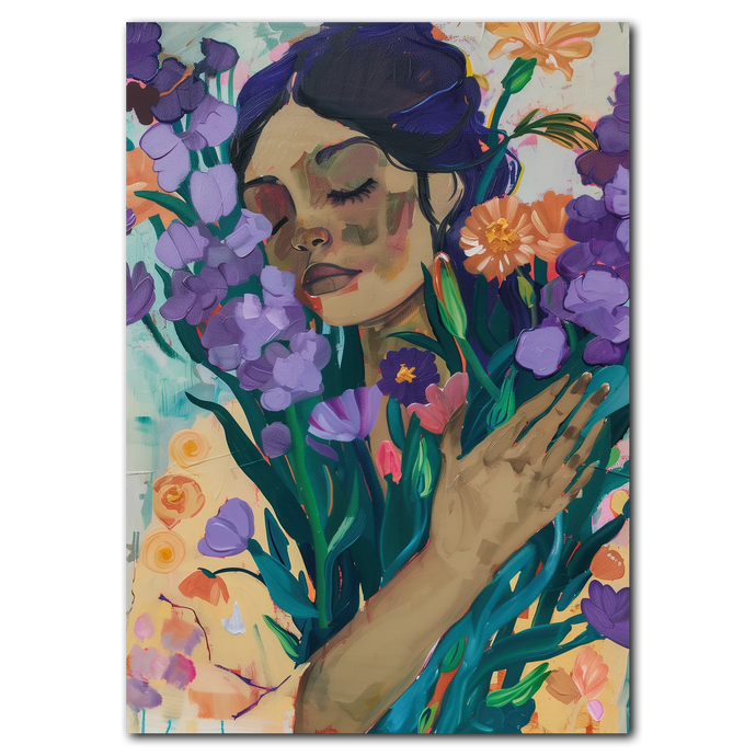 Blooming Moment No. 2 plakat Plakana 21x30 cm (A4) Ingen ramme