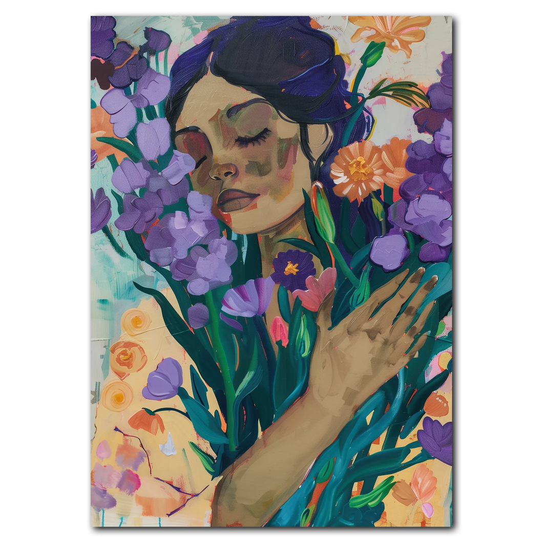 Blooming Moment No. 2 plakat Plakana 21x30 cm (A4) Ingen ramme